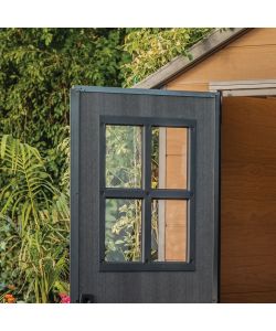 Keter Casetta da Giardino Newton - Marrone Effetto Legno - 228x223.5x252 cm