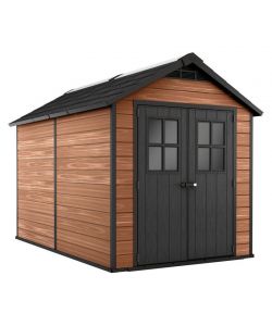 Keter Casetta da Giardino Newton - Marrone - 228x350x252 cm