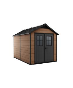 Keter Casetta da Giardino Newton - Marrone - 228x350x252 cm