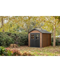 Keter Casetta da Giardino Newton - Marrone - 228x350x252 cm