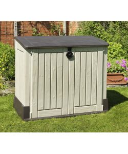 Keter Baule Porta Attrezzi in Resina Store-It-Out - Beige Effetto Legno - 845L