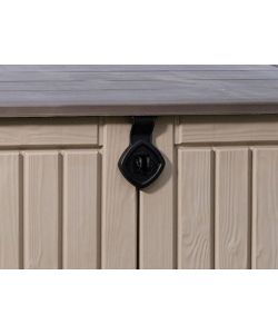 Keter Baule Porta Attrezzi in Resina Store-It-Out - Beige Effetto Legno - 845L