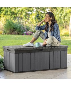 Keter Baule da Giardino Darwin 380 L Grigio