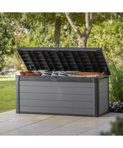 Keter Contenitore Portaoggetti da Esterno Cortina 570 L Grigio