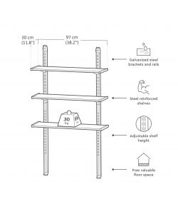 Scaffale Shelving Kit 100 Keter