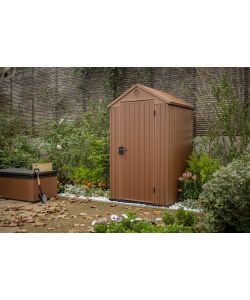 Casetta da giardino Darwin 4X4 Marrone Keter