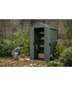 Keter Casetta da Giardino Darwin 4X4 - Verde - 205x125.8 cm