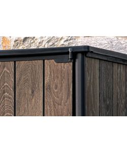 Keter Armadio Porta Attrezzi Signature Walnut 140x73,6xH170,4 cm