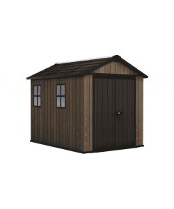 Keter Casetta da Giardino Signature Walnut 230x287 cm Resina Effetto Legno