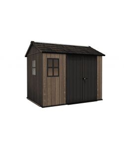 Keter Casetta da Giardino Signature Walnut 230x287 cm Resina Effetto Legno