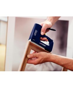 Rapid Fissatrice Manuale 4 in 1 MS41 Blu - Graffe Punti e Chiodi