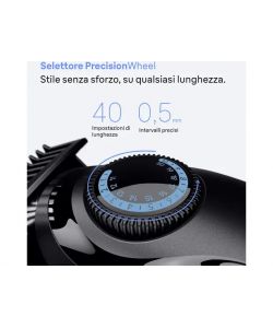 Braun Regolabarba Series 3 - Rasoio Elettrico Nero - 40 Lunghezze