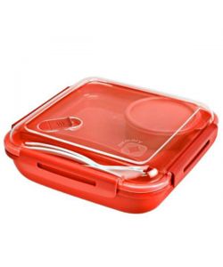 Contenitore Merenda Microonde 20X20 H 6,5 Rotho