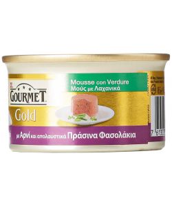 Gourmet Mousse Gusto Agnello e Fagiolini 85 g per Gatti Adulti