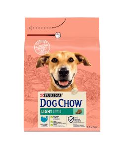 Purina Crocchette Tacchino Dog Chow Light 2,5kg per Cani Adulti