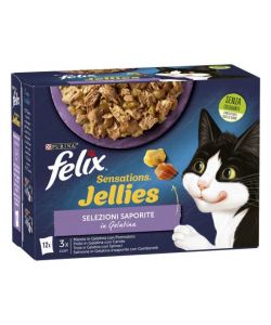 Felix Sensations Jellies Selezioni Saporite 12x85 g
