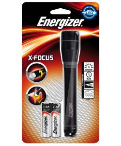 X-Focus Led 2 AA Torcia Led Media con fuoco Regolabile