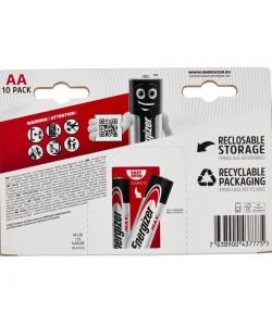 Energizer Batterie Alcaline AA Max - 10 Pile Ministilo - Lunga Durata