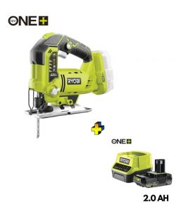 SEGHETTO ALTERNATIVO PENDOLARE 18V + KIT BATTERIA E CARICABATTERIE 18V (2.0AH) RYOBI