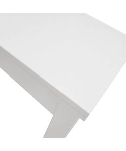 Tavolo Expand Estensibile 90/180 x 90 x 75 cm Struttura Massello e top in Legno MDF Bianco
