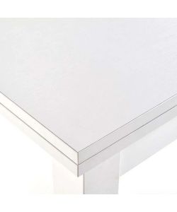 Tavolo Expand Estensibile 90/180 x 90 x 75 cm Struttura Massello e top in Legno MDF Bianco