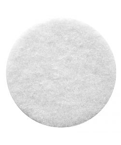 Parodi Disco Fibra Antigraffio 3 Pz per Lucidatrice Pavimenti Bianco 13x2 cm