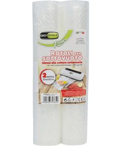 GIO'STYLE Rotoli per Sottovuoto 30x600 cm - BPA Free - Made in Italy