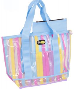 Gio'Style Borsa Mare Sandy Impermeabile Multicolore 50x15x35 cm