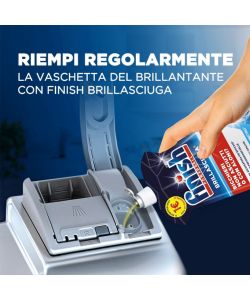 Reckitt Finish Brillantante Lavastoviglie 250 ml Additivo Classico
