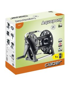 Claber Avvolgitubo Aquapony 8887 - Salvaspazio Asportabile - 20 m