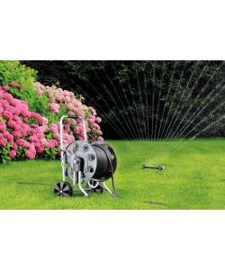 Claber Carrello Avvolgitubo Metal Gemini - Kit 2 Raccordi Universali