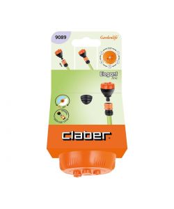 Claber Pistola a Getto Multifunzione Elegant - 5 getti Regolabile e Versatile