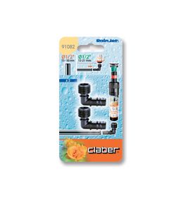 Claber Gomito filetto 1/2' 2 pz