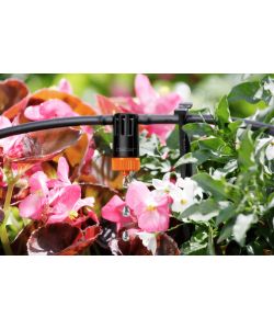 Claber Gocciolatore In Linea 0-10 l/h Plus 10 Pezzi Nero 6 mm