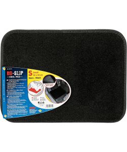 Lampa Tappetino Auto Battitacco Antiscivolo Moquette Nero 30x40 cm - S