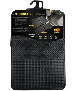Lampa Tappeti Auto Universali Misure Regolabili in PVC Nero - 4 Pezzi