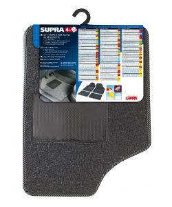 Tappeti Supra A 4 pezzi antracite