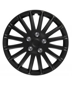 C-071, X-Treme - Set 4 Copricerchi - D.13' - Nero Opaco