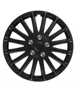 Set 4 Copricerchi - D.17' - Nero Opaco
