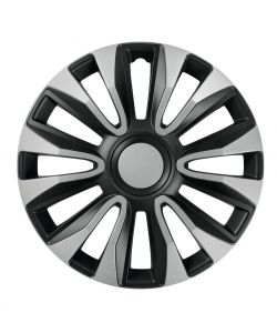 Avalone Silver & Black - Set 4 Copricerchi - D.15'