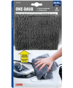 Lampa Panno Morbido Pile Grigio 40x40 cm - Pulizia Carrozzeria Auto