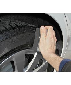 Lampa Spugnetta per Applicazione Lucida Pneumatici Grigio 10,5x6x6 cm