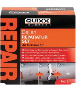 Quixx Kit Riparazione Ammaccature 5x5 cm per Verniciature Auto