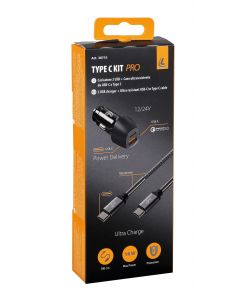 Lampa Kit 2 in 1 Caricabatterie USB Doppia Presa e Cavo Ultra Resistente