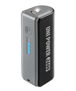 Uni-power 2600 power pack + cavo Apple/micro usb