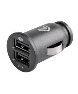 Lampa Caricabatteria 2 Porte USB Fast Charge 2400 mA 12/24V Compatto