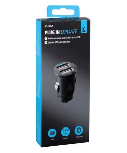 Lampa Caricabatteria 2 Porte USB Fast Charge 2400 mA 12/24V Compatto