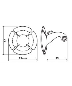 Lampa Telecamera Sportiva Action Cam Impermeabile con Kit Accessori