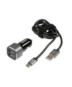 Kit 2 In 1 Usb Type-C - Fast Charge - 12/24V