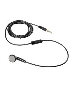 Lampa Auricolare Mono con Microfono Nero Universale Jack 3,5 mm